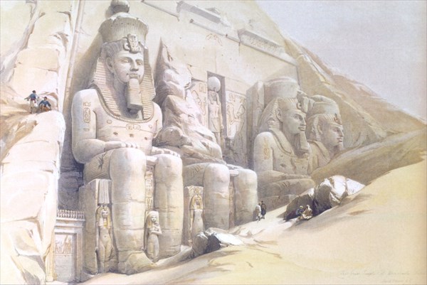 079- Дэвид Робертс-Храм Рамзеса II,1838